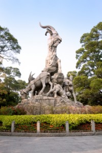 Pomnik kozłów w Guangzhou